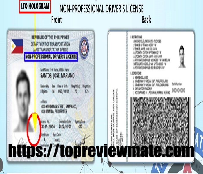 Philippine Valid ID's