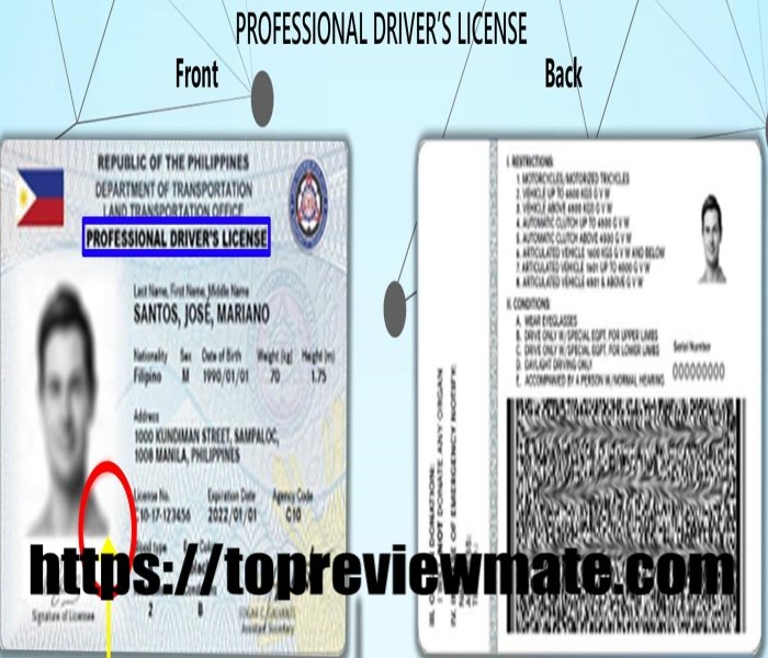 Driver's License in Philippines