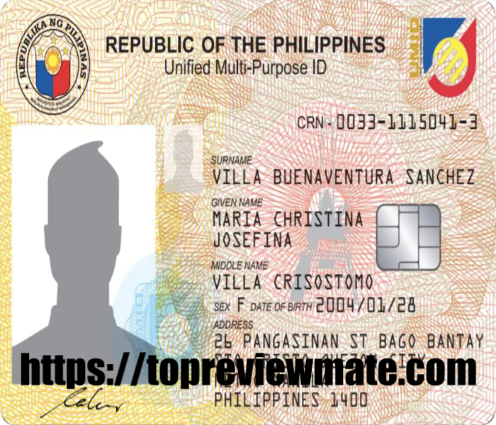 What are the Valid ID's in the Philippines